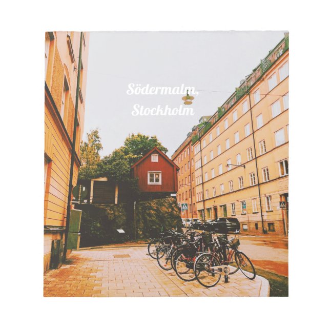 Södermalm, Stockholm, Sweden Notepad (Front)