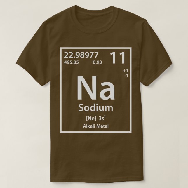 Sodium Element T-Shirt (Design Front)
