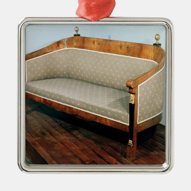 Sofa, Biedermeier style, c.1820 Metal Tree Decoration (Front)