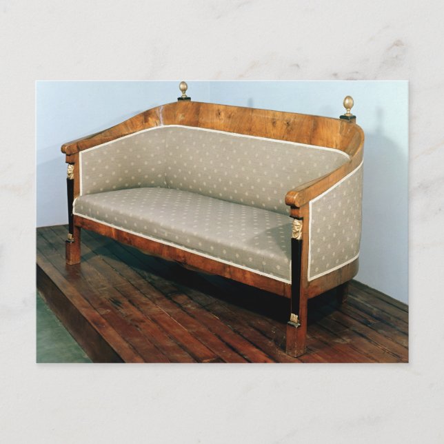 Sofa, Biedermeier style, c.1820 Postcard (Front)