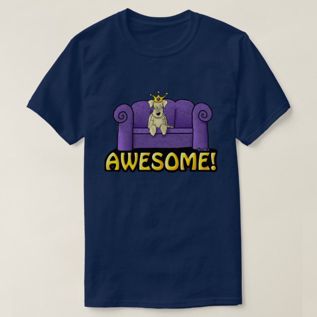 Sofa King Awesome Wheatie T-Shirt (Design Front)