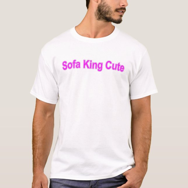 Sofa King Cute (pink) T-Shirt (Front)