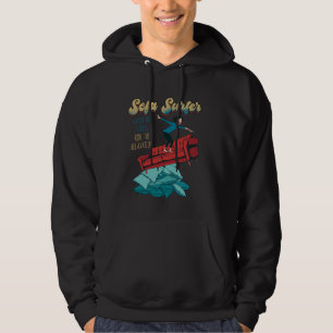 Sofa Surfer Couch Surfing Laziness Napping Lazy Pe Hoodie