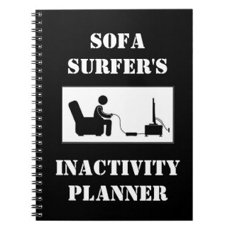 Sofa Surfer's Inactivity Planner Notebook