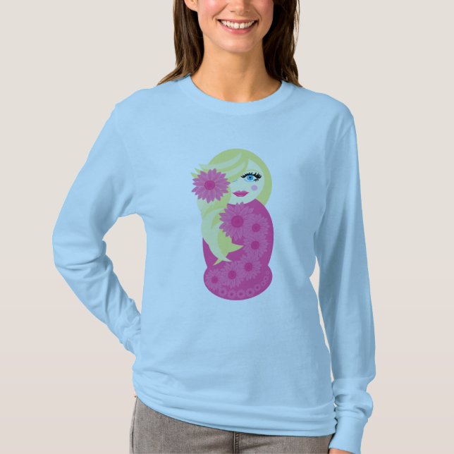 Sofia Babushka Long Sleeve Tee (Front)