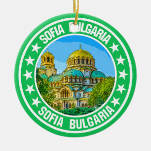 Sofia Bulgaria                                     Ceramic Tree Decoration