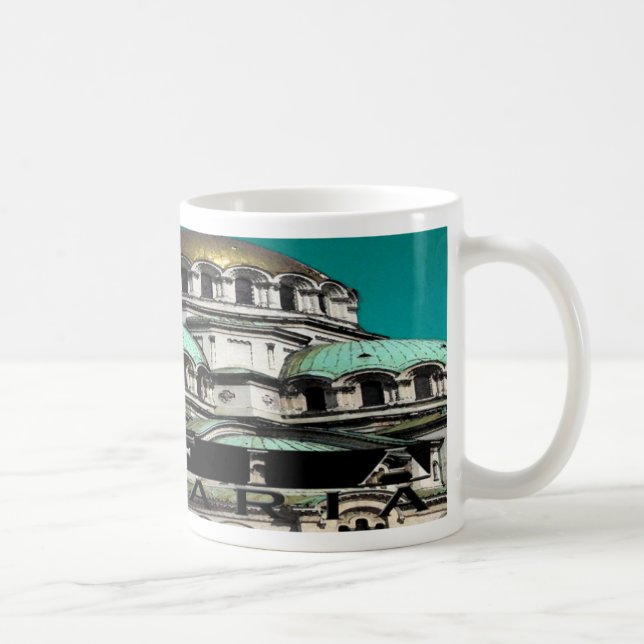 Sofia Bulgaria Souvenir Coffee Mug (Right)