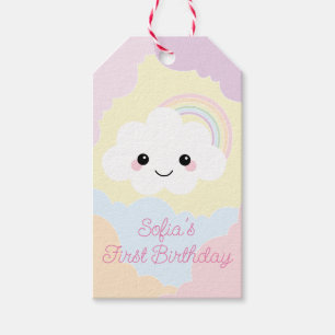 Sofia Cloud Birthday Thank You Favour Gift Tags