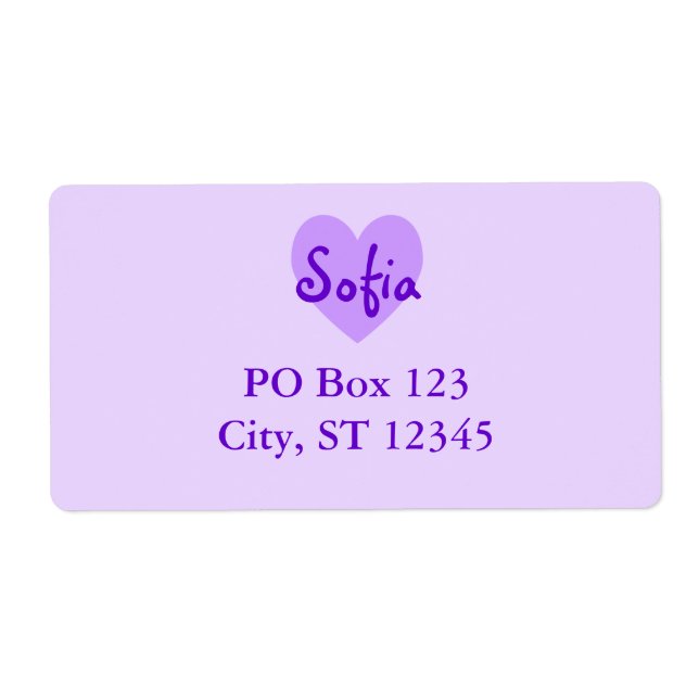 Sofia in Purple (Front)