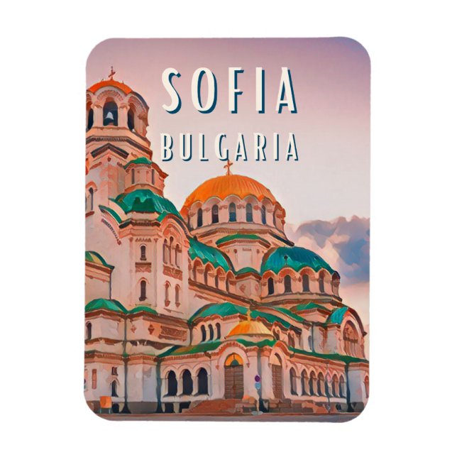Sofia, la ville des contrastes Bulgare Magnet (Vertical)