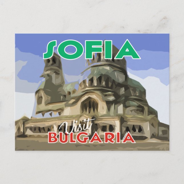 Sofia, Visit Bulgaria Postcard (Front)