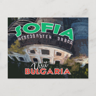 Sofia, Visit Bulgaria Postcard