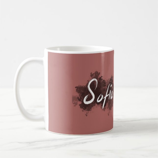 Sofia - Your Name on Mug - Best Gift | kuandika (Left)