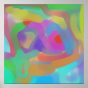 Soft Abstract Poster