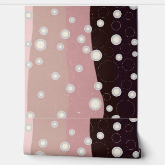 Soft Abstract Waves & Bubbles – Modern Minimalist  Wallpaper