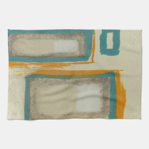 Soft And Bold Rothko Inspired Abstract Tea Towel