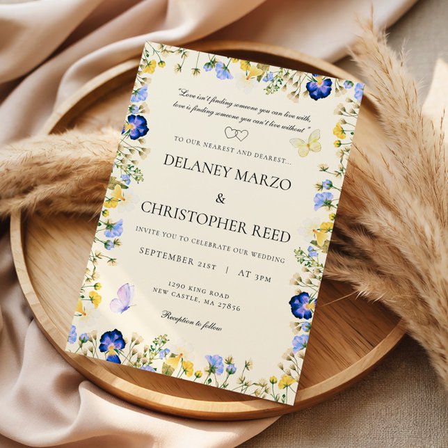 Soft And Colorful Floral Wedding Invitations (Creator Uploaded)