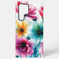 Soft and Colorful Watercolor Floral Design