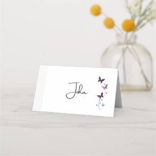 Soft And Decent Elegant Table Card