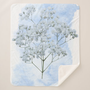 Soft and harmonious lines sherpa blanket