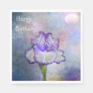 Soft and Pretty Iris Napkin
