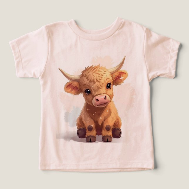 Soft and Stylish Baby T-Shirt Featuring a Happy Co (Design Front)