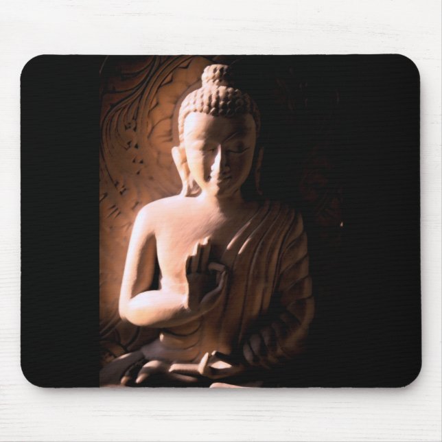 Soft and Sweet Buddha Mouse Pad (Front)