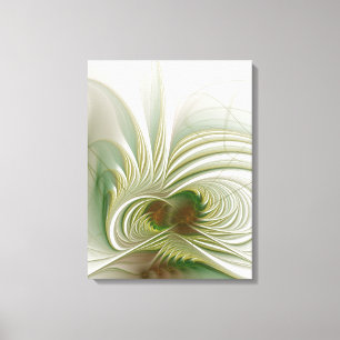 Soft and tenderness fractal fantasy flower canvas print