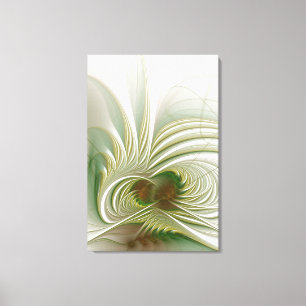 Soft and tenderness fractal fantasy flower canvas print
