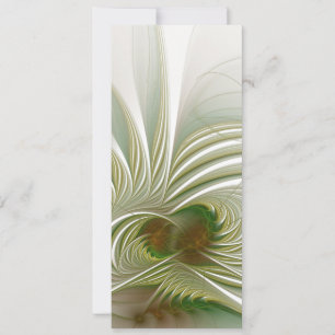 Soft and tenderness fractal fantasy flower holiday card