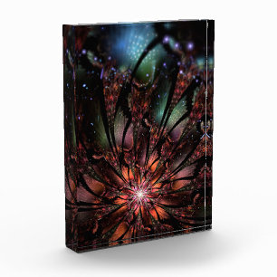 Soft and tenderness fractal fantasy flower photo block