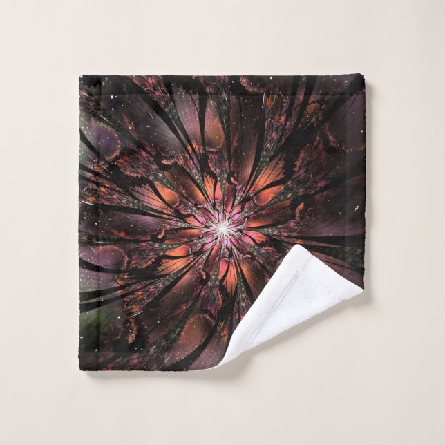 Soft and tenderness fractal fantasy flower  wash cloth (Wash Cloth)
