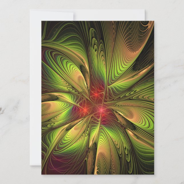 Soft and tenderness fractal fantasy flowers (Front)