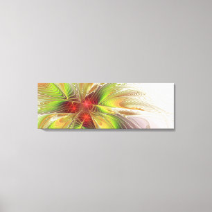 Soft and tenderness fractal fantasy flowers  canvas print