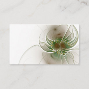 Soft and tenderness fractal fantasy flowers discount card