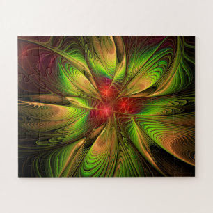 Soft and tenderness fractal fantasy flowers jigsaw puzzle