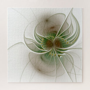 Soft and tenderness fractal fantasy flowers jigsaw puzzle