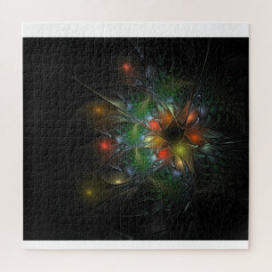 Soft and tenderness fractal fantasy flowers jigsaw puzzle