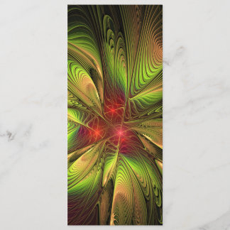 Soft and tenderness fractal fantasy flowers menu