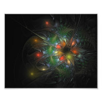 Soft and tenderness fractal fantasy flowers