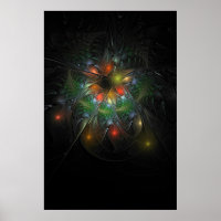 Soft and tenderness fractal fantasy flowers