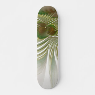 Soft and tenderness fractal fantasy flowers skateboard