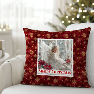 Soft Angelic Floral Christmas Pillow Gift