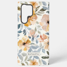 Soft Autumn Floral Personalised