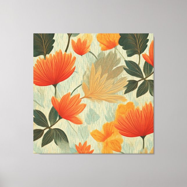 Soft Autumn Garden Canvas Print (Front)