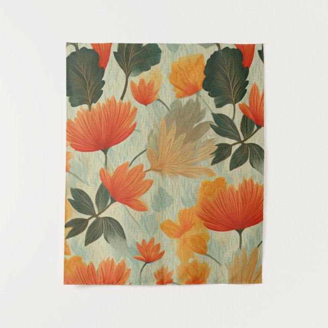 Soft Autumn Garden Tapestry (Front)