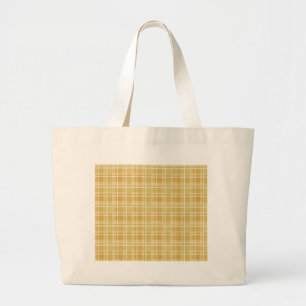 soft autumn plaids large tote bag