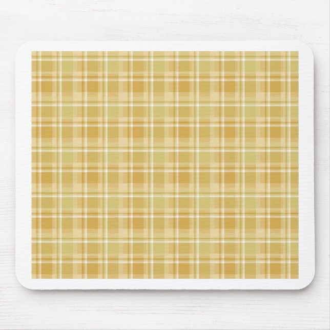 soft autumn plaids mouse pad (Front)