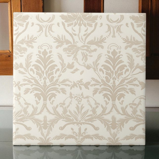 Soft Beige Damask Tile (Creator Uploaded)