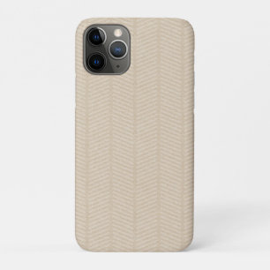 Soft Beige Herringbone Pattern  Case-Mate iPhone Case